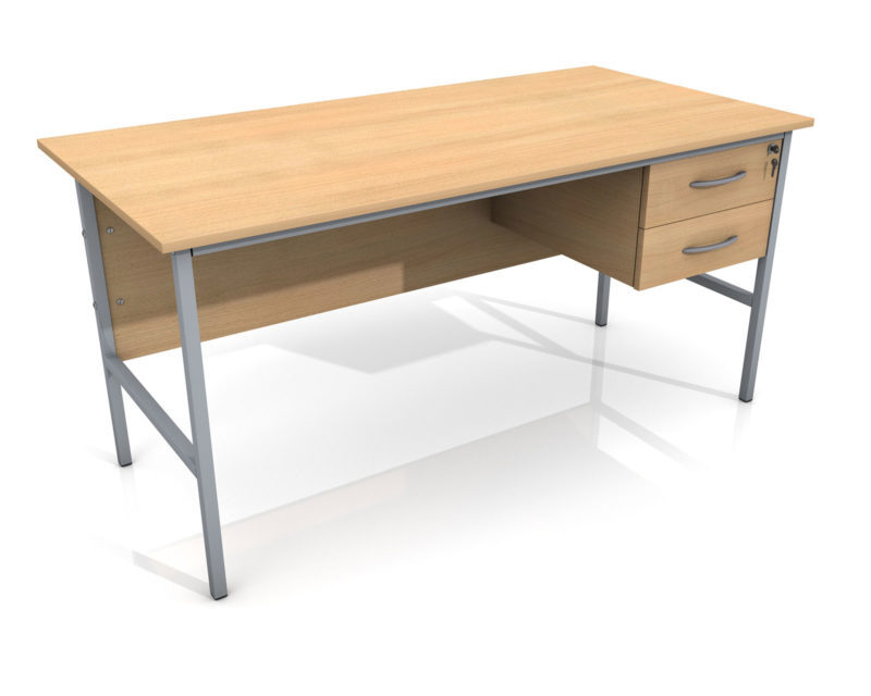 Single Pedestal Desk (1500m) for Site Office