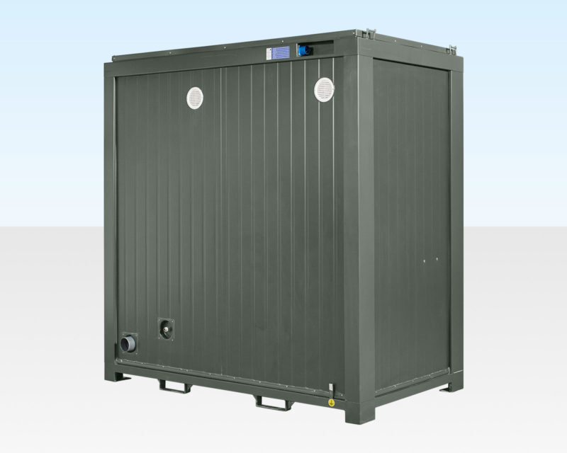 1+1 Double Mains Toilet 8ft x 5ft (RAL 6007)