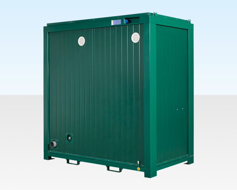 1+1 Double Mains Toilet 8ft x 5ft (RAL 6005)