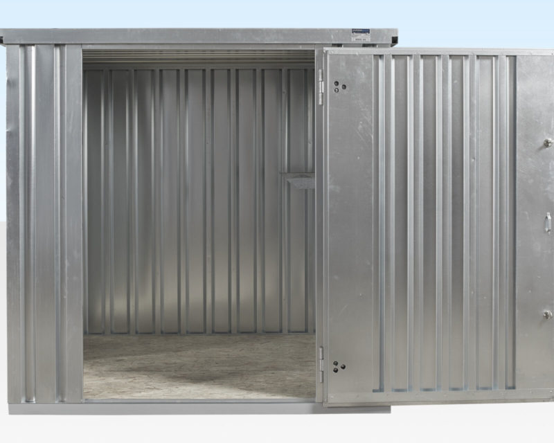 Flat Pack Metal Store (2m)