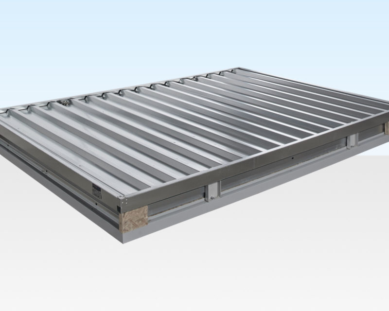 Flat Pack Storage Container 3m x 2.1m – Galvanised