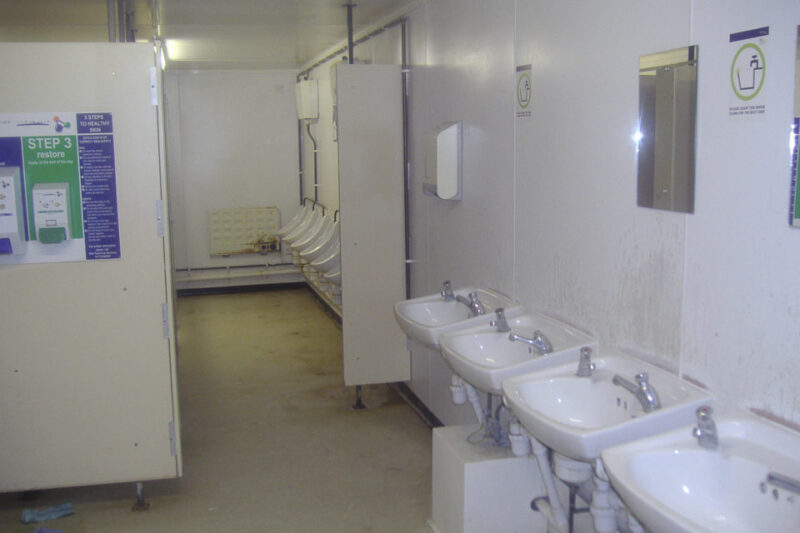 5+1 Steel Toilet 24ft x 9ft