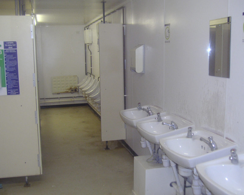 5+1 Steel Toilet 24ft x 9ft