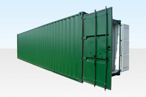 30FT X 8FT SHIPPING CONTAINER ONE TRIP – CUT DOWN