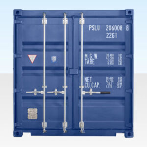 20FT SHIPPING CONTAINER (ONE TRIP) BLUE (RAL 5013) - Image 3