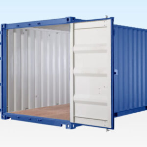 20FT SHIPPING CONTAINER (ONE TRIP) BLUE (RAL 5013) - Image 2