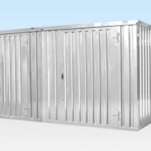 4M X 4.2M SIDE LINKED FLAT PACK CONTAINER BUNDLE (GALVANISED) - Image 3