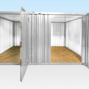 4M X 4.2M SIDE LINKED FLAT PACK CONTAINER BUNDLE (GALVANISED) - Image 4