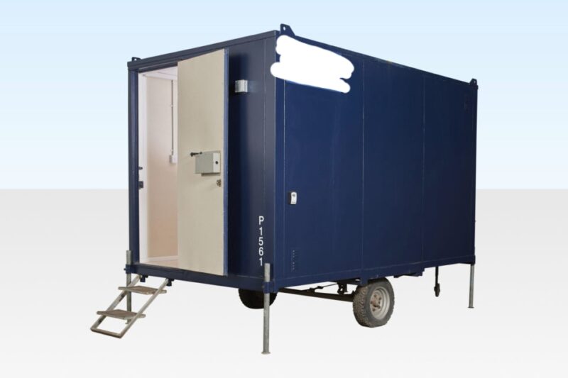 12ft x 7ft6in Steel Mobile Anti-Vandal Office