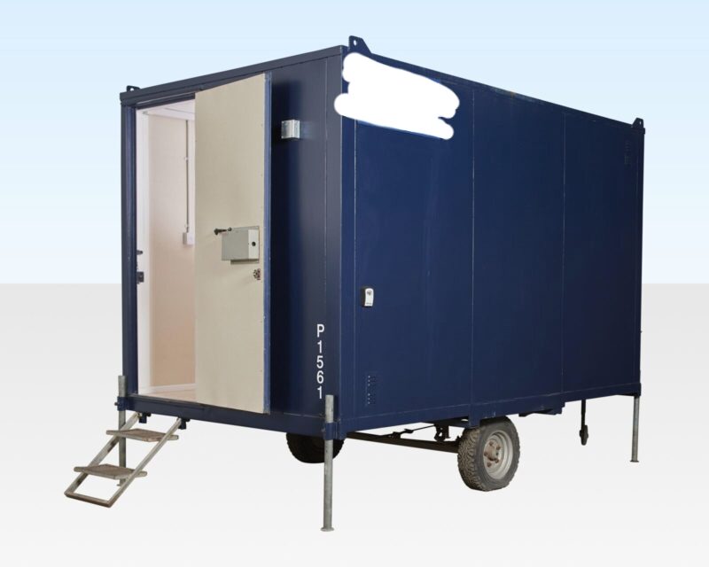 12ft x 7ft6in Steel Mobile Anti-Vandal Office